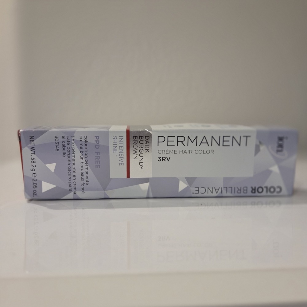 Ion Permanent Creme Hair Color 3RV PPD Free